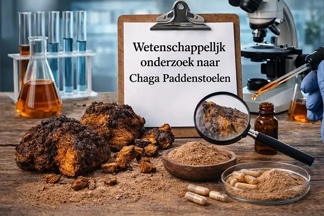 Wetenschappelijk onderzoek naar Chaga Paddenstoelen