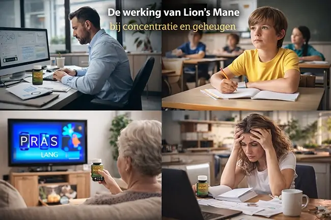 De werking van Lion’s Mane bij concentratie en geheugen