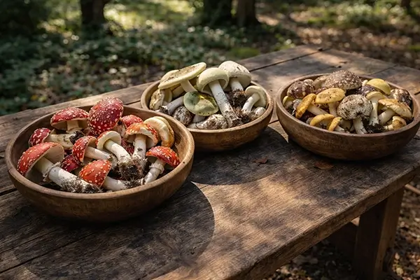 Giftige en dodelijke soorten paddenstoelen