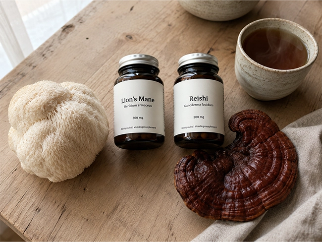 Lion's Mane en Reishi als legaal alternatief voor magic mushrooms