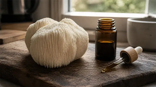 Lions mane extract uit het vruchtlichaam van Hericium erinaceus