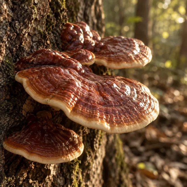 Reishi paddenstoelen